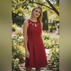 green emerald velvet dress Hobemty Women's A-Line Dress Sleeveless Zip Up Office Work Flare Pleated  Dresses with Belted Small Black at Amazon Women's Clothing store main image 0
